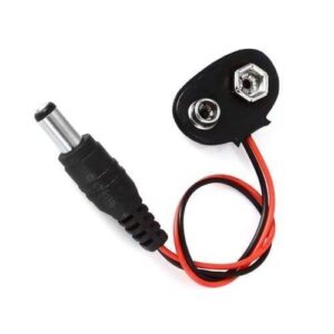 Battery Snap Power Cable To DC 9V For Arduino