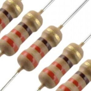 330 ohm 0.25W Carbon Film Resistors(Pack of 100)