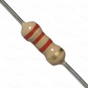 2.2 Kohm, 0.25W Carbon Film Resistors(Pack of 100)