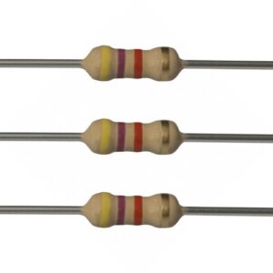 4.7 Kohm, 0.25W Carbon Film Resistor(Pack of 100)