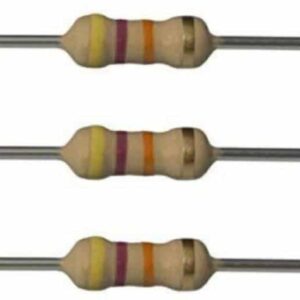 47 Kohm, 0.25W Carbon Film Resistor(Pack of 100)