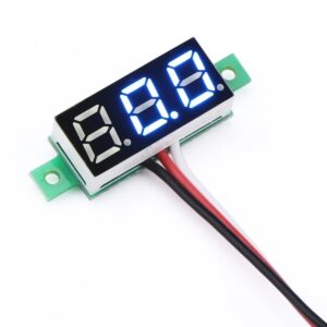 0.28 Inch 0-100V Three Wire DC Voltmeter