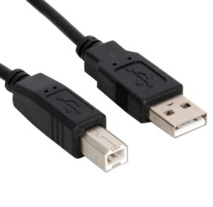 Male USB A to Male USB B Cable, 2.0m, USB 2.0 A