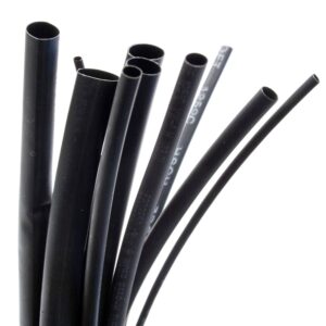 Heat Shrink Sleeve 10mm Black 1meter Industrial Grade WOER