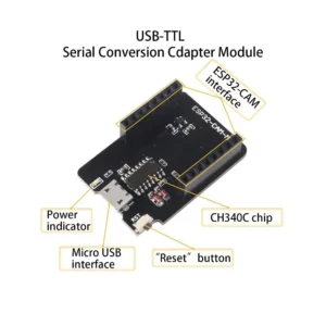 ESP32-CAM-MB MICRO USB Download Module for ESP32 CAM Development Board