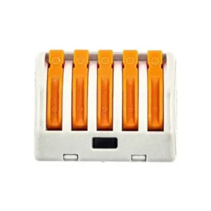 PCT-215 0.08-2.5mm 5 Pole Wire Connector Terminal Block with Spring Lock Lever for Cable Connection