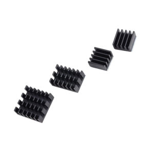 Official Raspberry Pi Black 4 in 1 Heat Sink Set Aluminum for Pi 4B