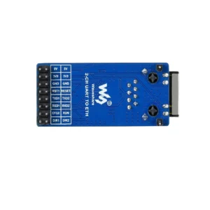 Waveshare 2-CH UART To Ethernet Converter, Serial Port Transparent Transmission Module