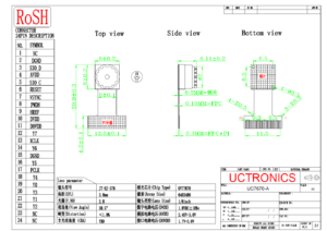 0.3MP OV7670 Camera Module with High Quality SCCB Connector