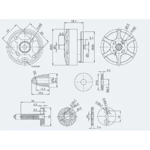 T Motor Antigravity BLDC Motor MN2806 650KV