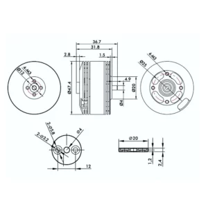 T motor MN4110 300 KV