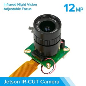 Arducam High Quality IR-CUT Camera for Jetson Nano/Xavier NX, 12.3MP 1/2.3 Inch IMX477 HQ Camera Module with 6mm CS Lens