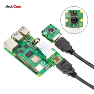 Arducam CSI to HDMI Cable Extension Module with 15pin 60mm FPC Cable for Raspberry Pi Camera V3/V1/V2/HQ (Pack of 2, 1 Set)