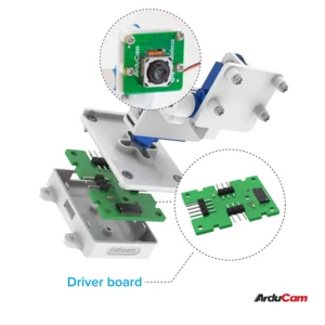 Arducam 64MP Camera and Pan-Tilt Kit for Raspberry Pi