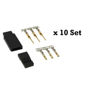 JST-SH Servo Plug Set (JR) Gold Plated-10Pcs