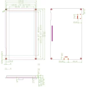 Nextion Intelligent NX8048P070-011C 7.0″ HMI Capacitive Touch Display