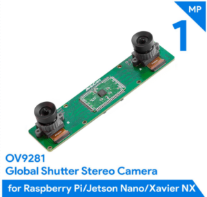 Arducam 1MPx2 Stereo Camera for Raspberry Pi, Nvidia Jetson Nano/Xavier NX, Dual OV9281 Monochrome Global Shutter Camera Module