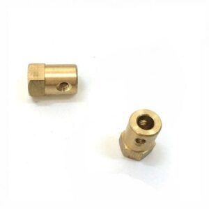 Short Coupling for Robot Smart Car Wheel – 4 mm Length: 18mm