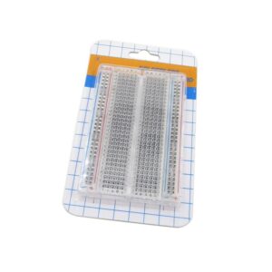 Transparent 400 Points Solderless Breadboard