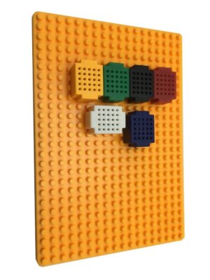 XF-25 Ultra Mini Multi-color Block Building breadboard