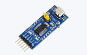 Waveshare FT232 USB UART Board (Type C), USB To UART (TTL) Communication Module, USB-C Connector