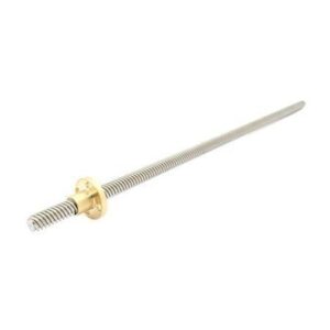 200mm Trapezoidal 4 Start Lead Screw 8mm Thread 2mm Pitch Lead Screw with Copper Nut