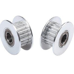 Aluminum GT2 Timing Idler Pulley For 6mm Belt 20 Tooth 5mm Bore – 2Pcs