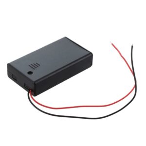 3 x 1.5V AAA battery holder with cover and On/Off Switch