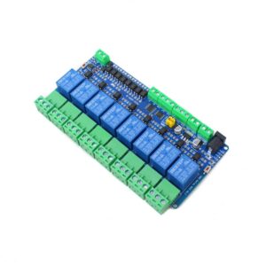 12V Modbus RTU 8, Channels Relay Module, Input Optocoupler, Isolation RS485 MCU 2