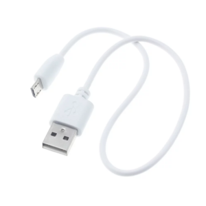 Short USB to Micro-USB Power Line Cable