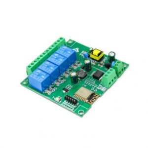 AC90-250V ESP8266, Wireless WIFI Relay, Module 4 Channel ESP-, 12F Wifi Development, Board AC/DC 5V/7-28V/5-, 80V Power Supply