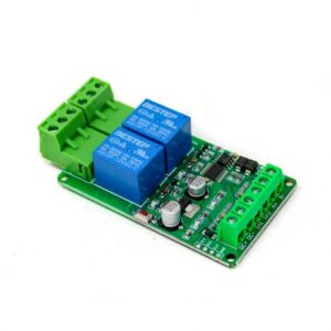 12V Modbus RTU 2, Channels Relay Module, Input Optocoupler, Isolation RS485 MCU