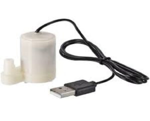 Vertical 5V Black Mute Sounds Mini Submersible Pump with USB