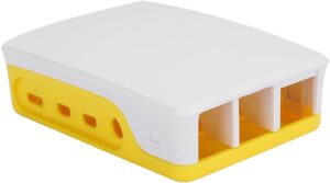 Raspberry 4B White+Yellow ABS Case China Version