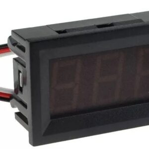 0.56inch 0-30V Three Wire DC Voltmeter Red