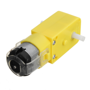 White Single-shaft DC3V-6V Smart Car Gear Motor Reduction Ratio 1:220 3V No-load Speed 25RPM