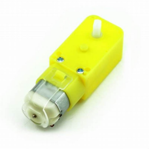 White Single-shaft DC3V-6V Smart Car Gear Motor Reduction Ratio 1:256 3V No-load Speed 20RPM