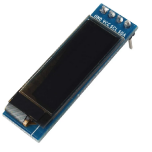 0.91 inch I2C/IIC Serial 4-Pin OLED Display Module